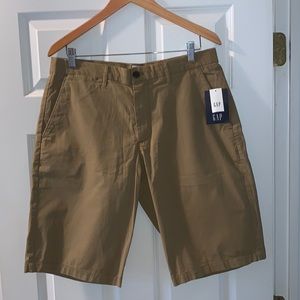2-Pack Gap Khaki Shorts- Palomino Brown & Khaki
